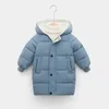 Fashion Boys Girls Down Parkas Jackets 2-10 Years Winter Girl Warm Hooded Outerwear Children Down Jackets Baby Kids Coats Parkas 211111