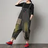Women's Jumpsuits & Rompers Dungarees Women Jeans Denim Overalls Jumpsuit Female 2021 Chinese Style For TA614