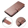 Portfel magnetyczny Flip Leather Case Case Frame Slot Slot TPU Osłona Free Pasek dla iPhone 13 12 11 Pro Max XR XS X 8 7 PLUS SE2 Samsung S20 Fe S21 Ultra A12 A22 A32 A42 A52 A72