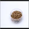 Zhifan Sile 구리 링 200 PcsLotSile Lined Links Beads ringstubes 헤어 익스텐션 LXRWD MicroBeads Ootbj