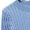 508 2021 Primavera Estate marca stesso stile maglione manica lunga girocollo moda donna vestiti di alta qualità donna pullover blu Liye