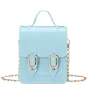 Monederos y bolsos de verano Mini bolsa de hombro Jelly PVC Crossbody Messenger Bolsas para mujer