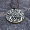 Bel Celt İrlanda Ateş ve Güneş Tanrısı Kolye Kolye Yuvarlak Klasik Aile Muska Talisman Sembolü Kolyeler Sanlan 1pcs Chains284y