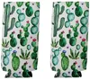 17 * 8.5cm pode refrigerador slim pode insuladores neoprene bebida bebida refrigerador colaborável cola garrafa koozies cactos leopardo canle zc368