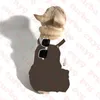 Fashion Pet Clothing Overalls Bodysuit Letter Print Pets Fake Two Clothes Autumn Teddy Bulldog Dog Apparel180N