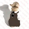 Fashion Pet Clothing Overalls Bodysuit Letter Print Pets Fake Two Clothes Autumn Teddy Bulldog Dog Apparel223U