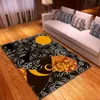 Ritratto di testa di donna africana Stampato in 3D Grandi tappeti per soggiorno Camera da letto Tappeti Morbida flanella Home Decor Tappeto Tappetini da cucina 210317