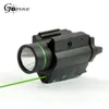 picatinny ficklampa laser