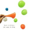 45mm Party Gift Tak Sticky Wall Ball Lysous Glöd i Dark Squishy Anti Stress Balls Steighable Soft Squeeze Adult Barn Leksaker Gratis DHL