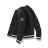 Bomber jacka män solid mode casual mens windbreaker jacka dragkedja black grå blå kappor man ytterkläder jaqueta masculina 4xl x0621