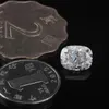 100% подлинные свободные драгоценные камни Moissanite камни GRA D Цвет VVS1 5 * 7 мм 1CT Cushion Form Lab Diamond для бриллиантового кольца в массовом GEM