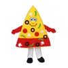 Заводская распродажа горячая пицца талисман костюмы мультфильма персонаж взрослый