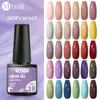 Mtssii 30 peças de esmalte em gel multicolorido semipermanente de longa duração embebido em verniz UV arte Hybrid1864402