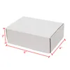 Waco 50pcs 6x4x2inches Party Favors Boîtes d'emballage en papier Kraft, cadeaux pliables pour cuisses de cuisses de cuisses de cuisses de cuisses de cuisson KREAFT Boîtier de bloc-cartte (stock au Royaume-Uni)