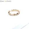 5PCS Unique Heart Star Moon Finger Ring for Women Gold Color Crystal CZ Pearl Trendy Knuckle Rings 2021 Jewelry