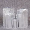 Aluminum Foil Zipper Bag Stand Up Food Packaging Pouches Smell Proof Resealable Storage Bags for Snack Coffee