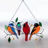 Creatieve multicolor vogels op een draad hoog gekleurd ornament decor vogel serie legering hangende ornamenten hanger woondecoratie geschenken