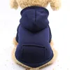 Djurhundar Kläder Varm Valp Kläder Små Dog Kostym Coat Outfits Pocket Sport Styles Sweater Pets Tillbehör XS- XXL