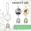 2 Pieces Sublimation Car Pendant Decorations Air Freshener Metal Decor Ornament Personalized Hanging Blank Hot Transfer Printing Consumables Supplie