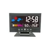 Zegary stołowe Wielofunkcyjny duży ekran Kalendarz LED z podświetleniem Prognoza pogody Digital Display Desktop Alarm