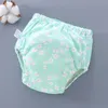 23 Colors Baby Diaper Cartoon Print Toddler Training Pants 6 Layers Changing Nappy Infant Washable Cloth Diaper Panties Reusable 369 K2