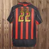 91 92 VAN BASTEN Mens Retro Soccer Jerseys 03 07 KAKA' RUI COSTA INZAGHI GATTUSO NESTA MALDINI PIRLO Home Away 3rd 4th Football Shirts