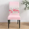 Chaise Couvre Tropical Animal Flamingo Salle à manger Spandex Élastique pour le mariage El Banquet