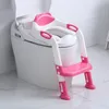 Safe Baby Potty Training Seats Toddler Toilet with Step Stool Ladder Anti-Slip Pads for Kids Boys Girls