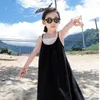 Girls Dress Teenager Girls Party Dresses Summer 2019 Beach Kids Dress For Girl Children Clothes Size For 4 6 8 10 12 14 16 Years Q0716