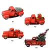 Party Decoration The Small Size Of Vintage Red Truck Is 6.75 Inches And Large 17.7 Inches. Hand Made Metal Car Mode