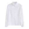 Revers Langarm Weißes Hemd Frauen Blusen Uniform Arbeit Harajuku Hemden Casual Schule Business Freizeit Top Blusas Plus Größe 5XL 210317