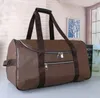 High quality 55cm women men duffle bag luggage duffel large capacity baggage waterproof handbag Casual Travel Vintage classics