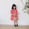 Baby Mädchen Casual Sommer Kleider Neue Mode Kinder Blumen Backless Prinzessin Vestidos Kinder Koreanischen Stil Baumwolle Kleidung G1026