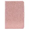 Moda Bling Shinny Sparkle Skórzane skrzynki na iPad Mini 6 1 2 3 4 5 Air2 7 8 9 9.7 Pro 11 2021 10.2 10.5 Glitter Glitwarki Portfel Kredyt Karty Slot Lady Uchwyt Flip Cover