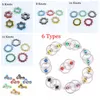 6 8 10 12 nós de bicicleta de bicicleta brinquedo chaveiro ring fidget spinner giroscópio mão metal keyring dedo bracelete brinquedos reduz a ansiedade de descompressão