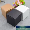 Wrap prezent 13 Rozmiary 50 sztuk Kwadrat Kraft Karton Paper Paper Box, małe białe opakowania kartonowe, mydło rzemieślnicze