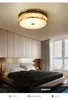 LED Işık Ev Modern Altın Bakır Tavan Lambası Yuvarlak Kare Oturma Odası Yatak Odası Mutfak Kapalı Aydınlatma
