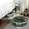 Storage Bags Wreath Container Blanket Clear Durable Tarp Zippered Christmas With Reinforced Handle