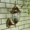 Aluminium Lampe murale extérieure lampes de jardin antique Porche Lumière extérieure balcon lumières murales d'allumage de décoration d'allumage E27