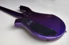 Заводская индивидуальная металлическая фиолетовая 5-струнная электрическая басовая гитара 24 лады черные хардворс розовой древесины предлагают индивидуальные 330p