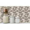 Art3d 10- Piece Backsplash Çini Duvar Kağıdı Sopa Su Geçirmez Kendinden Yapışkanlı Yağ Geçirmez Vinil Duvar Çıkartmaları Mutfak Banyo 12 "X 12 Kahverengi Fayans