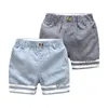 Summer Fashion 2 3 4 5 6 7 8 9 10 Years Toddler Infant Cotton Sports Drawstring Handsome Kids Baby Boy Striped Shorts 210529