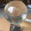 Ljuskrona kristall 1 sätter 200 mm klart glas trapezoidal dimple stativ boll display baser bord hem dekor ornament present pappersvikt