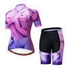 2024 Dames Triathlon Korte Mouw Wielertrui Sets Maillot Ropa Ciclismo Fietskleding Fiets Shirts