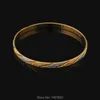 Gold Color Banglesbracelets Wzory Tanie Indie Bangles Biżuteria ślubna Ogólna bransoletka Kobiety Biżuteria Q0717