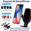 Tongdaytech 10W Magnetisk bil Snabb trådlös laddare till iPhone 7 8 XS 11 12 Pro Max Caregador SEM FIO för Samsung S10 S9 S8 Plus