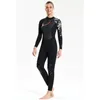 Swim Wear 1PC Kvinnor Wetsuit varm v￥t kostym Jumpsuit Badkl￤der Back Zip Dive Wetsuits f￶r vattensporter