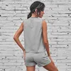 Mode décontracté solide femmes deux pièces costume maison lâche sport loisirs à lacets shorts été 2 ensemble vêtements 210508