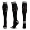 Chaussettes pour hommes en cours d'exécution hommes femmes compression genou hauts bas adaptés à l'œdème diabète varices