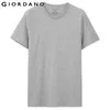 Mężczyźni T Shirt Bawełniana Z Krótkim Rękawem 3-Pack Tshirt Solid Tee Summer Breathable Male Tops Odzież Camiseta Masculina 01245504 210722